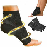 Ankle Sock Compression Support Heel Sleeve Open Toe - Unisex - OmniBrace