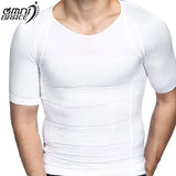 OmniBrace Men's Body Slimming Short Sleeve Compression T-Shirt - OmniBrace