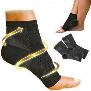 Ankle Sock Compression Support Heel Sleeve Open Toe - Unisex - OmniBrace